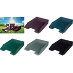 helit Briefablage "the green staff, DIN A4, blau für DIN A4 bis C4, aus recyceltem Kunststoff (mindestens - 5 Stück (H2661634)