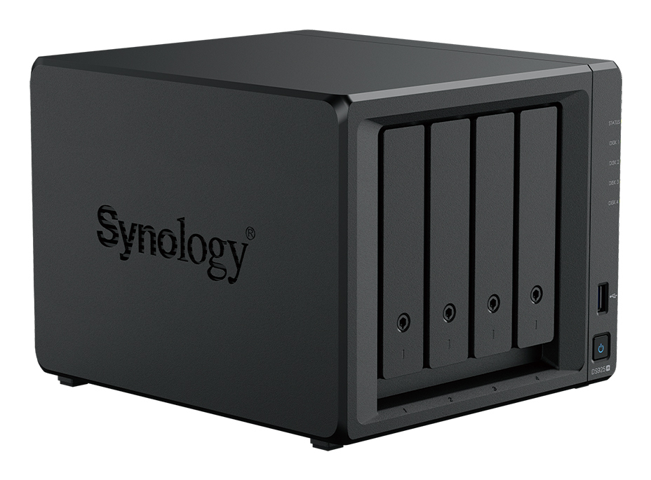 Synology DiskStation DS925+ NAS-Server 4 GB RAM Schwarz
