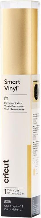 Cricut Smart Vinyl™ Permanent Folie Gold, Glanzeffekt (2008615)