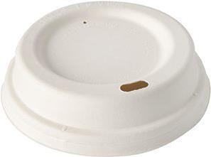 Papstar 87934 Becherdeckel Weiß 50 Stück(e) Zuckerrohr (87934)