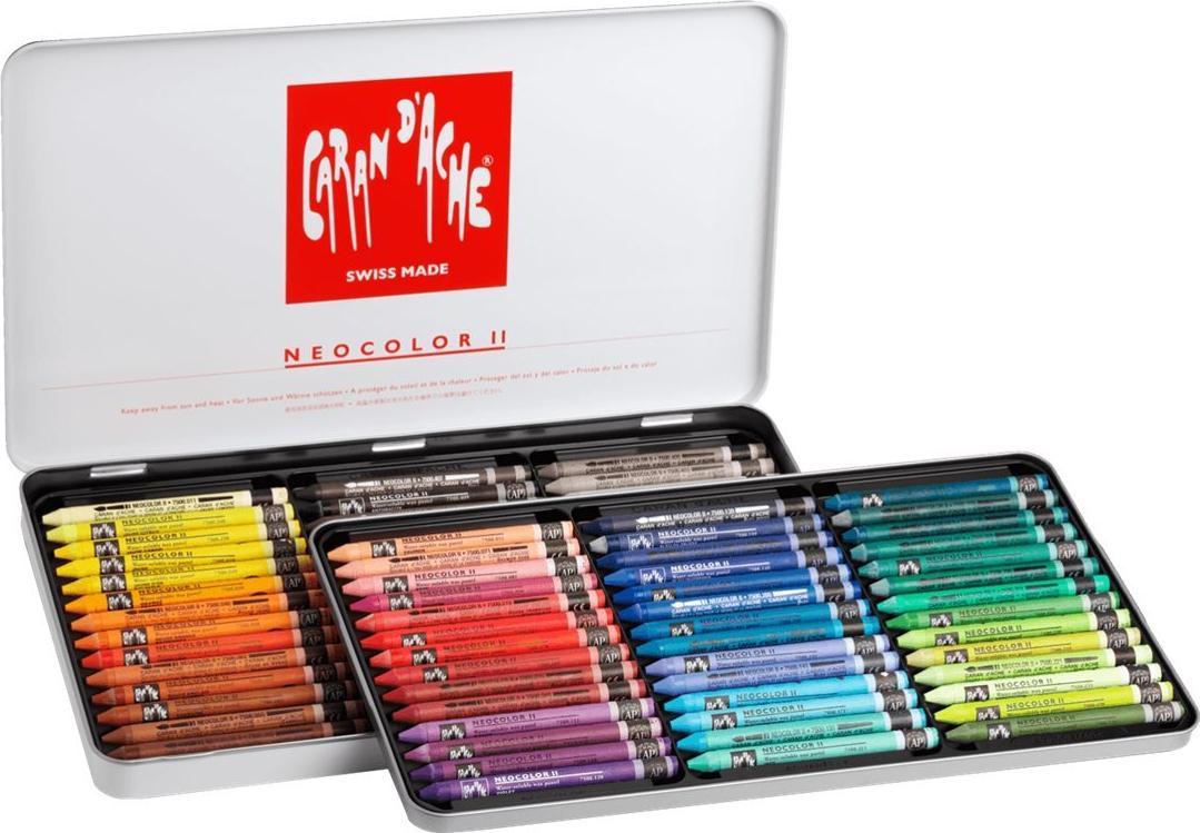 Caran d'Ache NEOCOLOR II 7500.384 Wachspastell 8.65 mm Mehrfarbig
