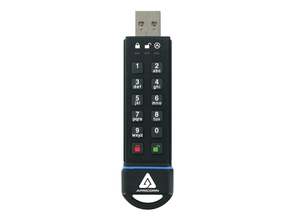 Apricorn Aegis Secure Key 3.0 USB-Stick 480 GB Schwarz