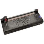 OLYMPIA A 245 Combo Laminator schwarz-silber fuer A4 Stauloesehebel 3-5min Aufwaermzeit 380mm pro min 0,08-0,125mm Foliendicke (3118)