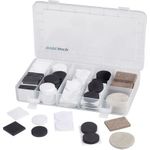 Basetech Gerätefüße Sortiment selbstklebend Schwarz, Grau 92 St. (BT-2228436)