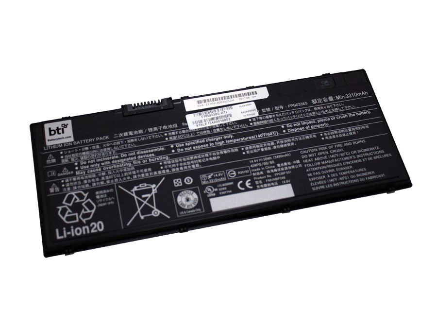 BTI FPB0338S-BTI Notebook-Akku 3490 mAh 50 Wh Schwarz