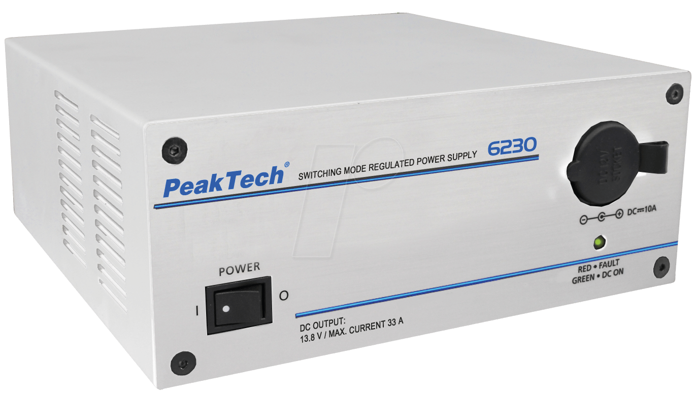 PEAKTECH 6230 Schaltnetzteil für Funkausrüstungen, 10 (P 6230)