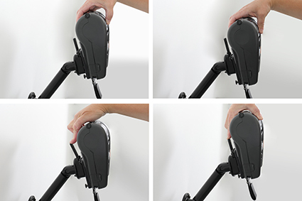 Brodit 216307 Passive Halterung mit MultiMoveClip für XM7-40 Schwarz