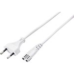 Sygonix SY-5044218 Strom Netzkabel Weiss (SY-5044218)