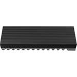 Jonsbo M.2-3 GREY Computer Kühlkomponente Solid-State-Laufwerk Kühlkörper 1 Stück(e) Schwarz - Grau (M.2-3 GREY)