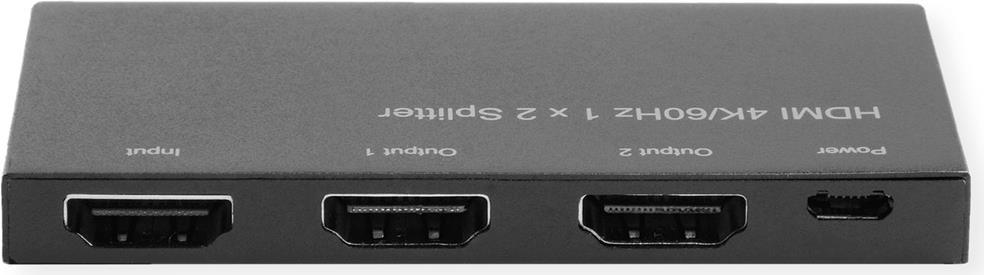 HDMI Video-Splitter 2fach UltraSlim 4K60Hz (14.01.3556)