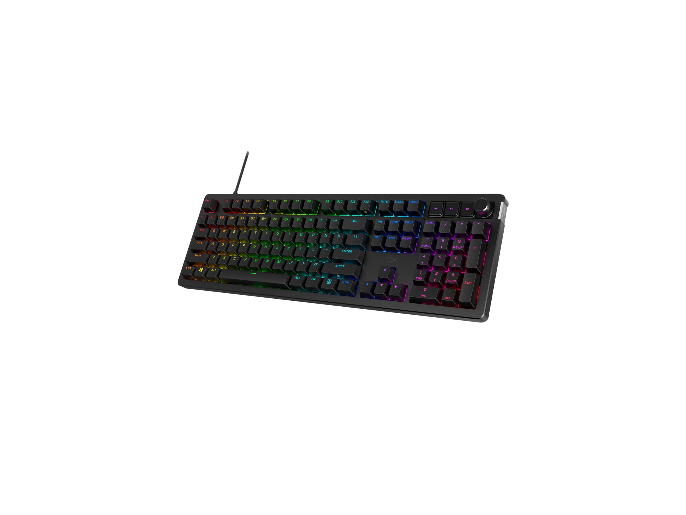 HyperX Alloy Rise Gaming-Tastatur mechanisch RGB USB-C Deutsch Schwarz