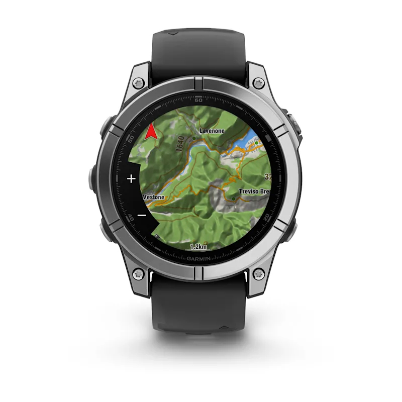 Garmin fenix E 1.3" AMOLED 47 mm 16 GB Edelstahl Schwarz