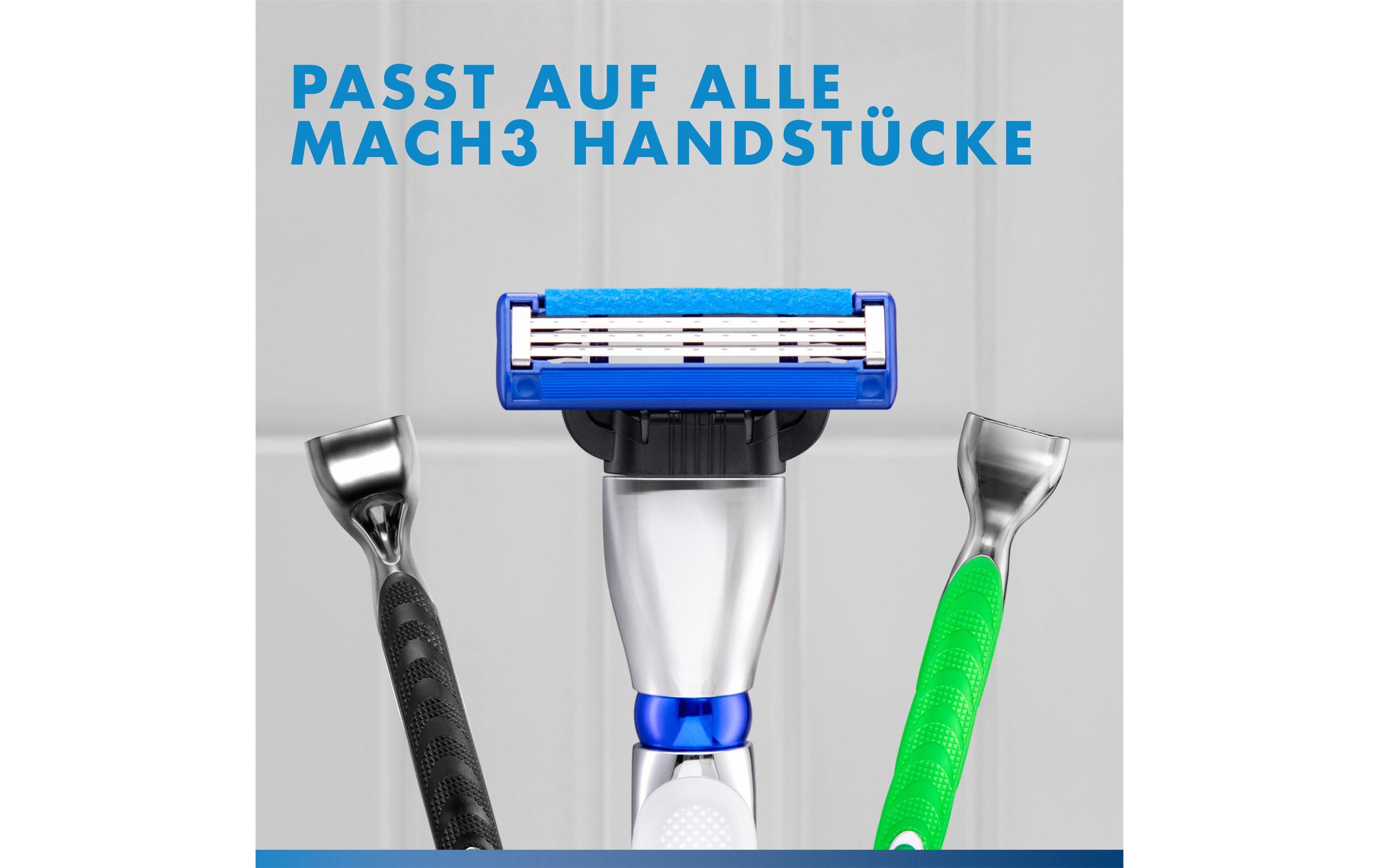 Gillette Mach3 Rasierklingen Mach3 Turbo 12 Stück Blau