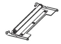 Zebra Peel Bracket Assembly Kit P1112750-077 für ZE511 RH/LH Etikettendrucker Grau (P1112750-077)