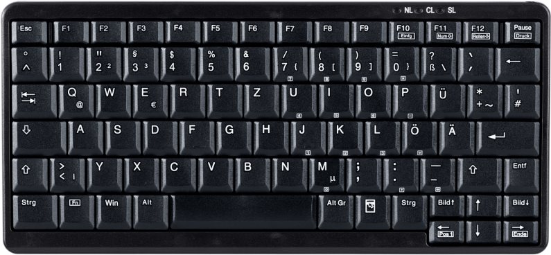 Tast Active Key AK-4100 Mini Tastatur USB schwarz (DE) (AK-4100-U-B/GE)