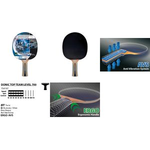 DONIC SCHILDKRÖT Tischtennisschläger "Top Team 1778,00cm (700") gute Holz- und Griffqualität, glatte Oberfläche mit - 1 Stück (754197)