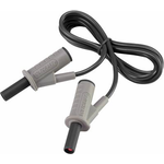 VOLTCRAFT Hochflexible Sicherheits-Messleitung [Lamellenstecker 4 mm - Lamellenstecker 4 mm] 1 m Schwarz MSB-501 10 A (VC-8063375)