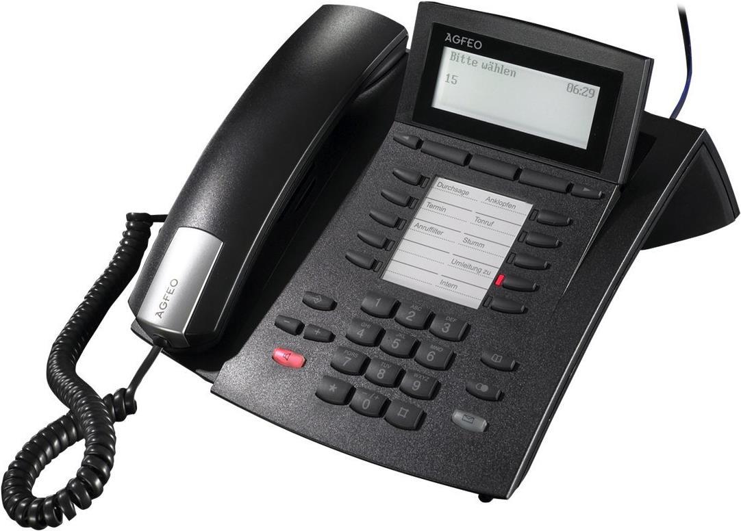 AGFEO Systemtelefon ST42 schwarz