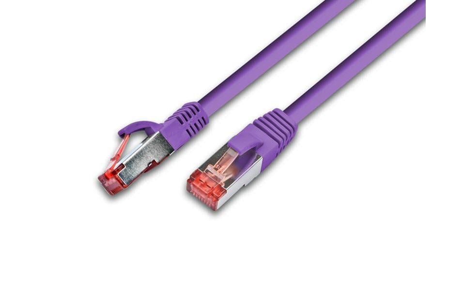 Wirewin PKW-PIMF-KAT6A 0.25 VI Cat6a S/FTP 0,25 m Violett
