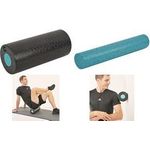 SCHILDKRÖT 2in1 Massagerolle, schwarz / blau aus EPP Schaumstoff, 2-teiliges Set bestehend aus zwei - 1 Stück (960237)
