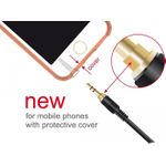 DeLOCK Audiokabel Stereo Mini-Klinkenstecker (M) bis Stereo Mini-Klinkenstecker (M) gewinkelt (85566)