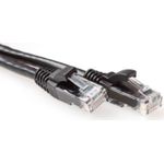ACT 1.00m Cat6a UTP 1m Cat6a U/UTP (UTP) Schwarz Netzwerkkabel (IB3501)