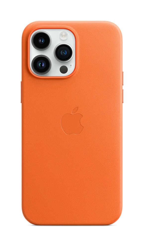 APPLE iPhone 14 Pro Max Leather Case with MagSafe - Orange (MPPR3ZM/A)