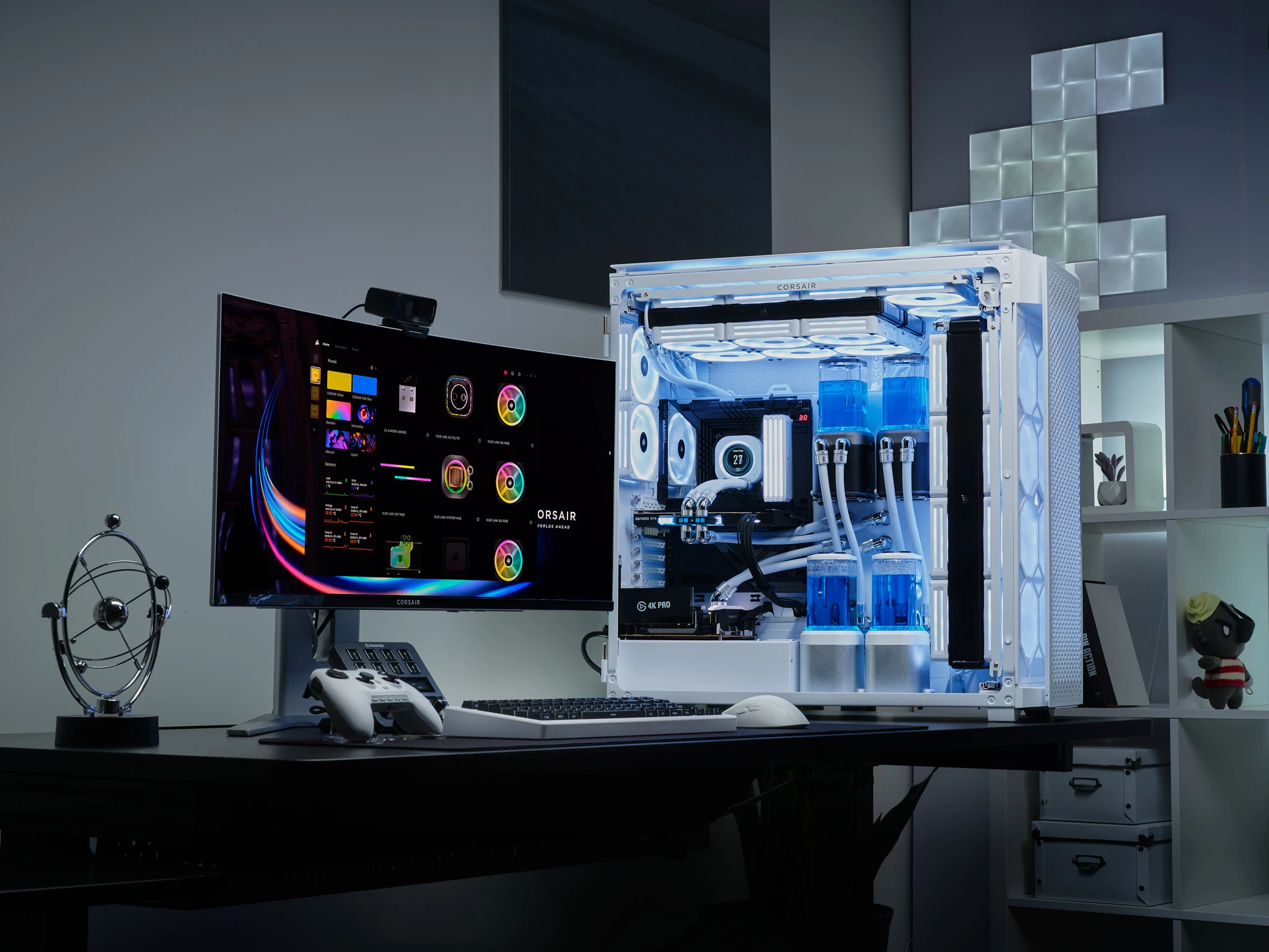 Corsair 9000D RGB Airflow Full Tower Gehäuse Weiß