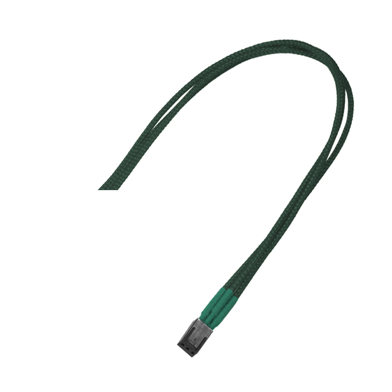 Nanoxia 3-Pin Molex Verlängerungskabel 30 cm Grün