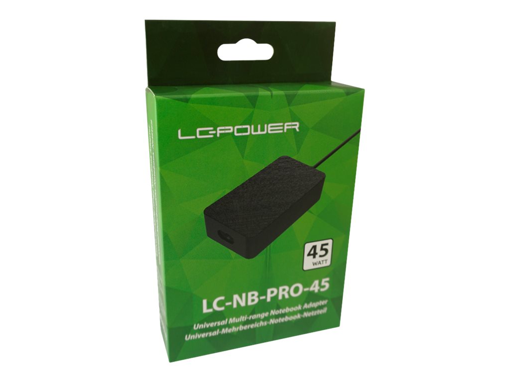 LC-Power LC-NB-PRO-45 Notebook-Netzteil 45 W Schwarz