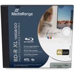MediaRange BD-R XL 100GB 4x bedruckbar Disc im Jewelcase (MR520)