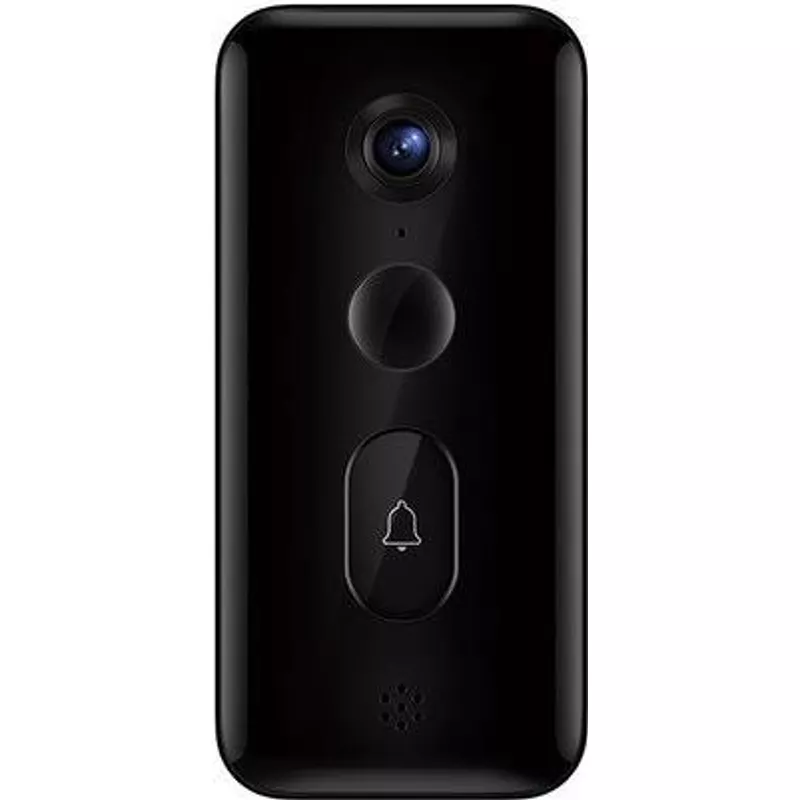 Xiaomi Smart Doorbell 3. Produktfarbe: Schwarz, Volumen (dB): 79 dB, Beste Verwendung: Haus, Büro. Horizontales Blickfeld: 107°, Vertikales Blickfeld: 180°. Übertragungstechnik: Kabellos, WLAN-Standards: 802.11b, 802.11g, Wi-Fi 4 (802.11n), Frequenz: 433 MHz. Energiequelle: Akku, Eingangsspannung: 5 V, Energieverbrauch: 5200 mA. Klingel-Breite: 12,8 cm, Klingel-Tiefe: 6 cm, Klingel-Höhe: 2,35 cm (BHR5416GL) (geöffnet)