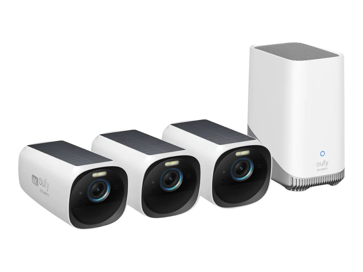 Anker eufyCam S330 3840 x 2160 Pixel Schwarz, Weiß