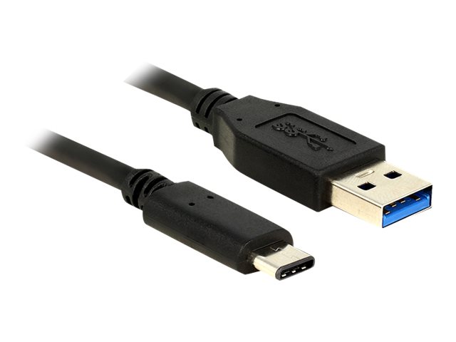Delock 83869 USB-Kabel Typ-A zu USB Type-C 0,5 m Schwarz