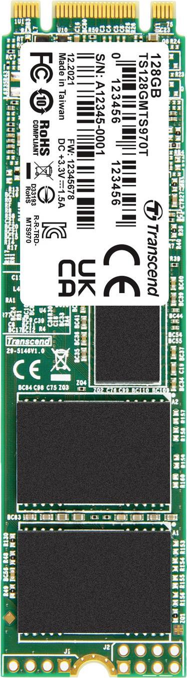 Transcend MTS970T M.2 128 GB Serial ATA III 3D NAND (TS128GMTS970T)