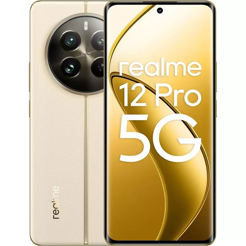 realme 12 Pro 17 cm (6.7") Dual-SIM Android 14 5G USB Typ-C 12 GB 256 GB 5000 mAh Beige () (B-Ware)