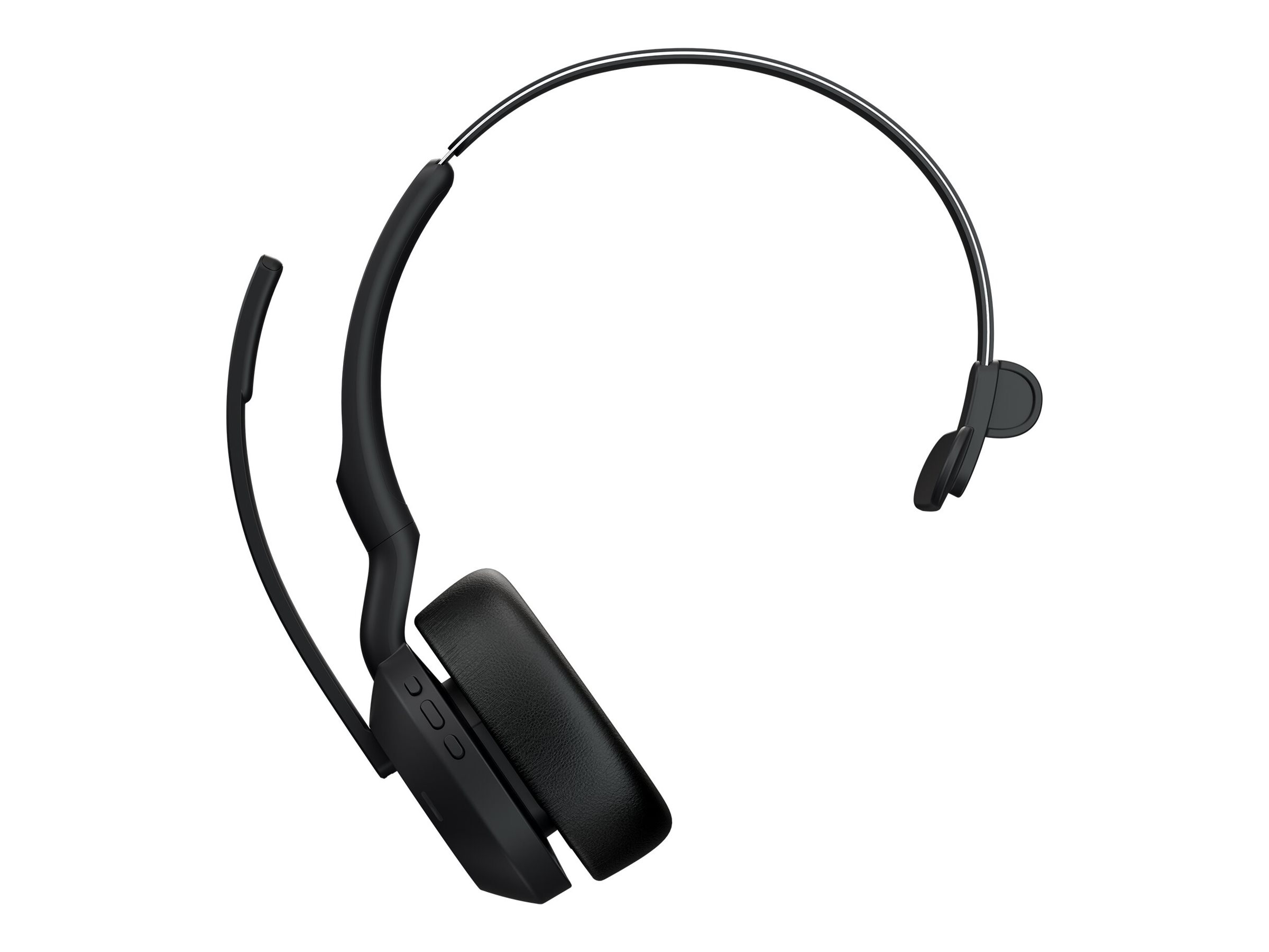 Jabra Evolve2 55 UC Mono On-Ear Headset Kabellos ANC USB-C Bluetooth Schwarz