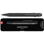 CARAN D'ACHE Druckkugelschreiber 849 XL BLACK CODE, schwarz Strichstärke: M, Strichfarbe: schwarz, sechseckiger Schaft - 1 Stück (850.496)