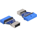 Delock USB-Adapter 19-poliger USB 3,2 Header (W) zu 20 pin Key A (W) 0,9 A (66233)