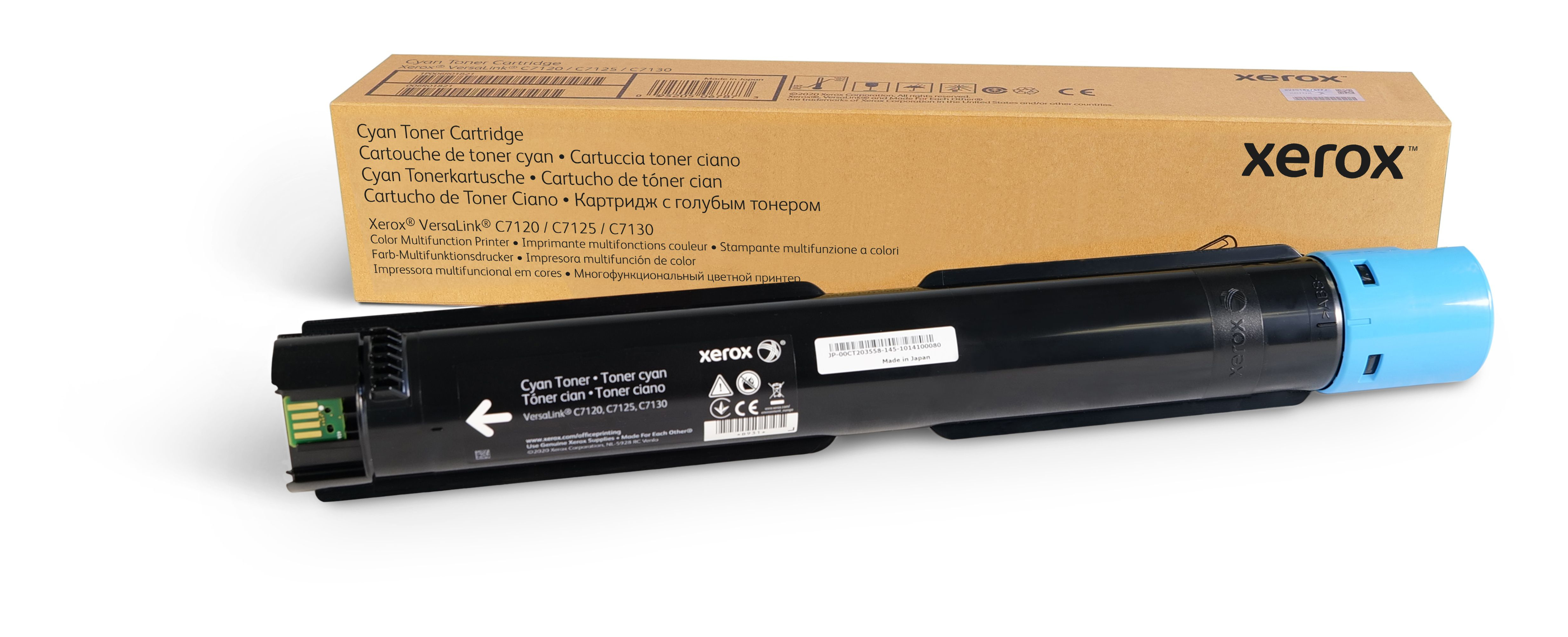 Xerox 006R01825 Original Tonerpatrone für VersaLink C7100 18.500 Seiten Cyan