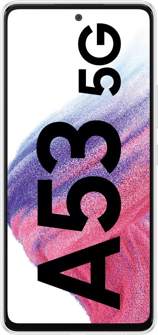Samsung Galaxy A53 5G SM-A536B 16,5 cm (6.5" ) Hybride Dual-SIM Android 12 USB Typ-C 6 GB 128 GB 5000 mAh Weiß (SM-A536BZWNEUE)