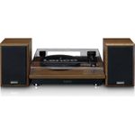 Lenco LS-100WD Plattenspieler Audio-Plattenspieler mit Riemenantrieb Schwarz - Eiche (LS-100)