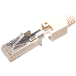 RJ45-Hirose Stecker STP, TM11 beige, 100 Stück, 3 Elemente, Cat. 5e Hersteller: HIROSE (H7540.1-100)
