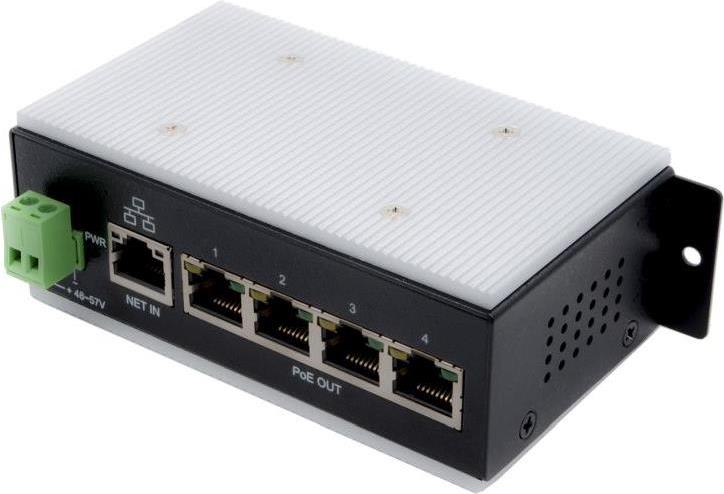 EXSYS EX-6100POE Netzwerk-Switch Gigabit Ethernet (10/100/1000) Power over Ethernet (PoE) Schwarz - Grau (EX-6100POE)