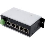 EXSYS EX-6100POE Netzwerk-Switch Gigabit Ethernet (10/100/1000) Power over Ethernet (PoE) Schwarz - Grau (EX-6100POE)