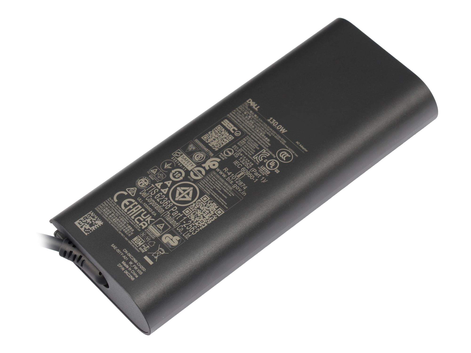 Dell 130W USB-C GaN Slim Netzteil 130 W Schwarz
