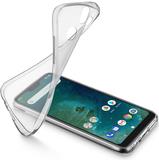 Cellularline Soft - Mi A2 Lite. Etui-Typ: Rand, Markenkompatibilität: Xiaomi, Kompatibilität: Mi A2 Lite, Oberflächenfärbung: Monochromatisch, Produktfarbe: Transparent (SENSPLUSIPH15MAXK)