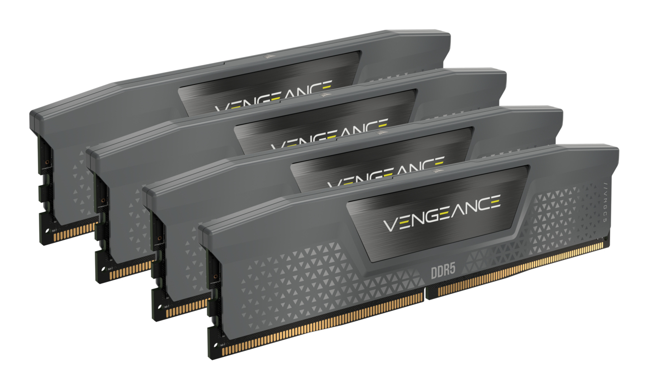 Corsair Vengeance 64 GB DDR5 5600 MHz CL36 DIMM Kit (4 x 16 GB) Grau