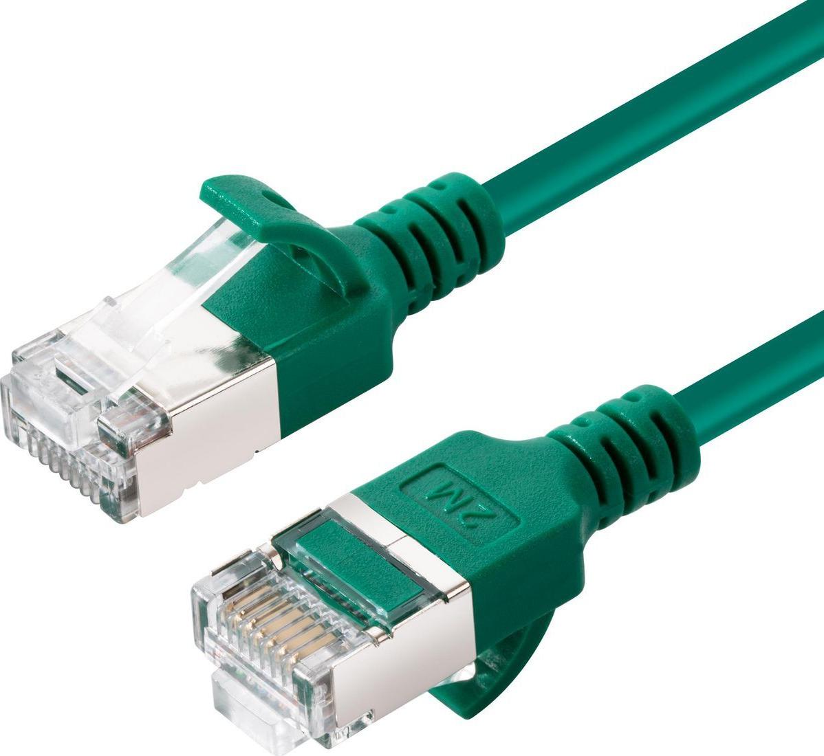 MicroConnect CAT6A U-FTP Slim LSZH Network Cable Green (V-FTP6A0015G-SLIM)