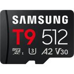 Samsung T9 microSDXC Speicherkarte 512 GB UHS-I bis 200 MB/s Lesen/130 MB/s Schreiben (MB-MH512T/WW)